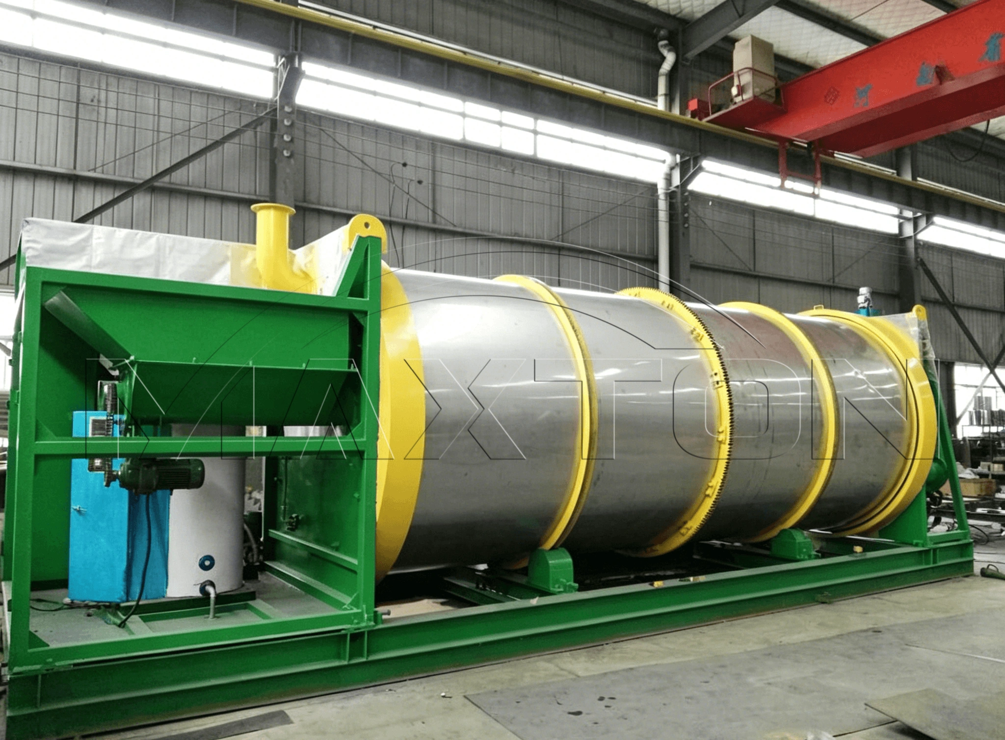 50 Tons/Day Chicken Manure Composting Plant in Southeast Asia